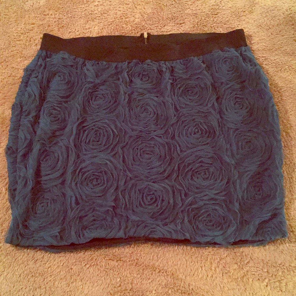 torrid Navy Blue Rosette Pencil Skirt